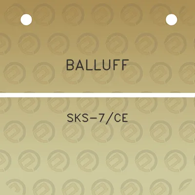 balluff-sks-7ce