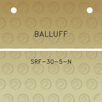 balluff-srf-30-5-n