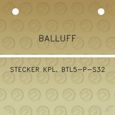 balluff-stecker-kpl-btl5-p-s32