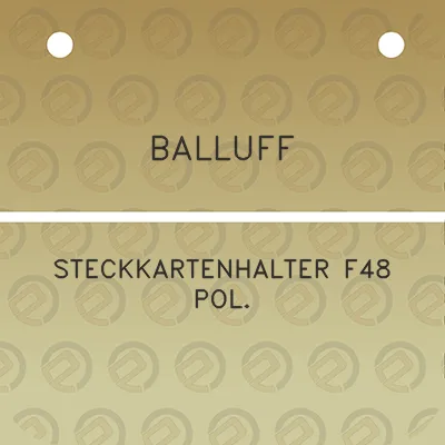 balluff-steckkartenhalter-f48-pol