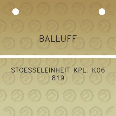 balluff-stoesseleinheit-kpl-k06-819