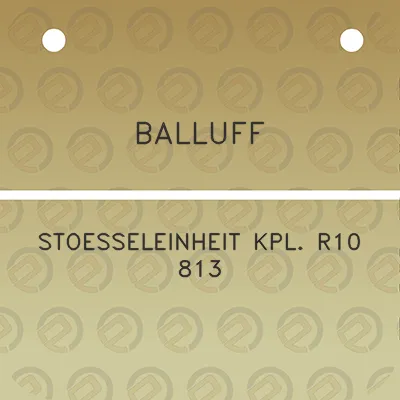 balluff-stoesseleinheit-kpl-r10-813