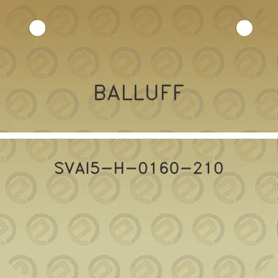 balluff-svai5-h-0160-210