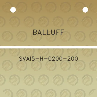 balluff-svai5-h-0200-200