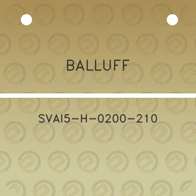 balluff-svai5-h-0200-210