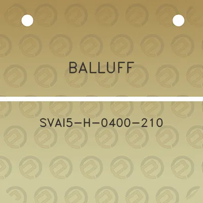 balluff-svai5-h-0400-210