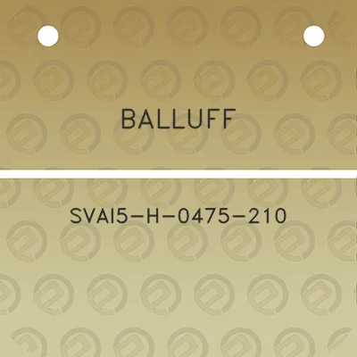 balluff-svai5-h-0475-210