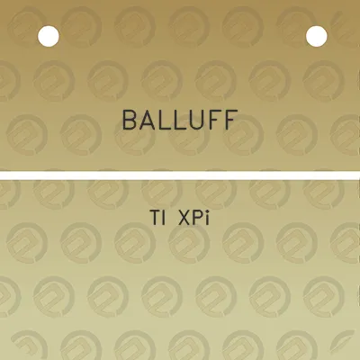 balluff-ti-xpi