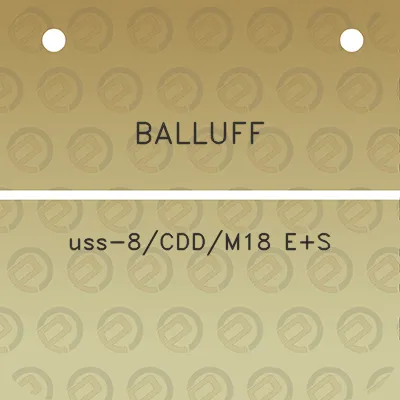 balluff-uss-8cddm18-es