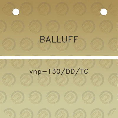 balluff-vnp-130ddtc