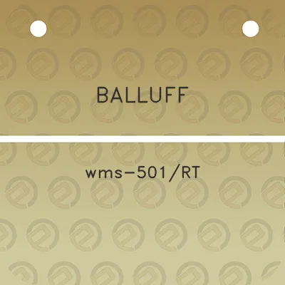 balluff-wms-501rt