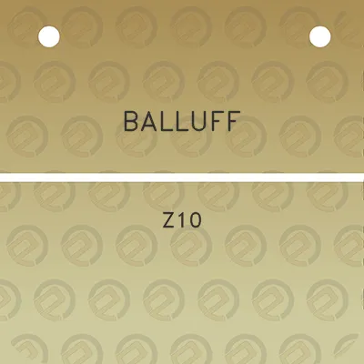 balluff-z10