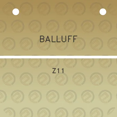 balluff-z11