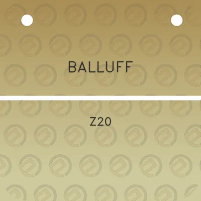 balluff-z20