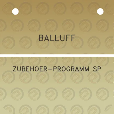 balluff-zubehoer-programm-sp