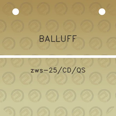 balluff-zws-25cdqs