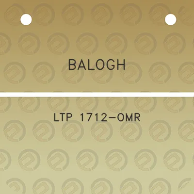 balogh-ltp-1712-omr