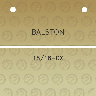 balston-1818-dx