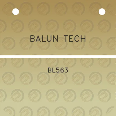 balun-tech-bl563