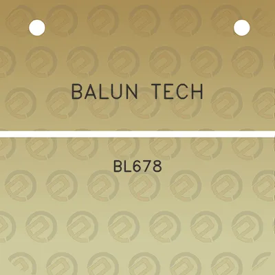 balun-tech-bl678