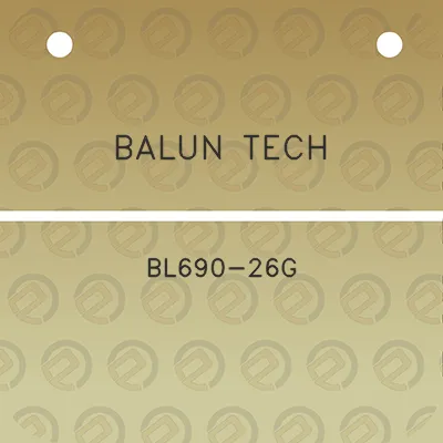 balun-tech-bl690-26g