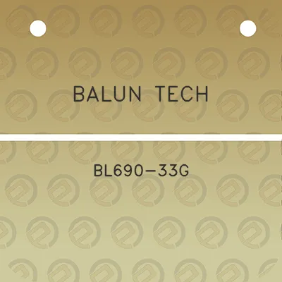 balun-tech-bl690-33g