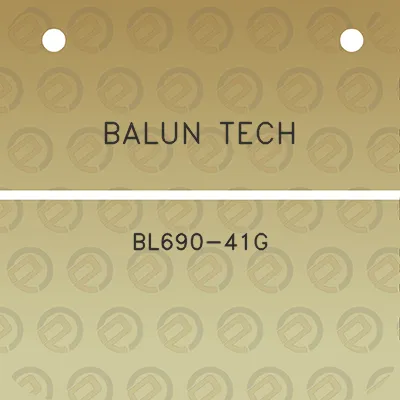 balun-tech-bl690-41g