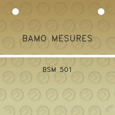 bamo-mesures-bsm-501