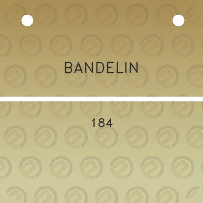 bandelin-184