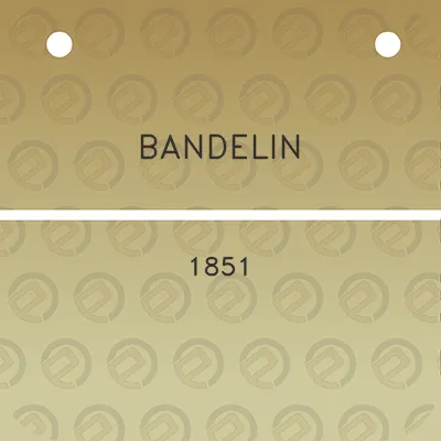 bandelin-1851