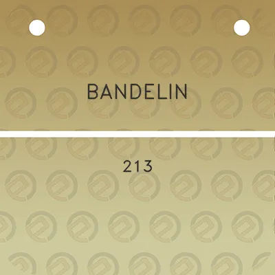 bandelin-213