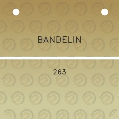 bandelin-263