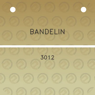 bandelin-3012