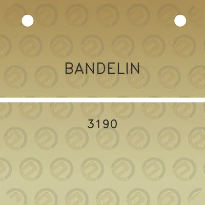 bandelin-3190