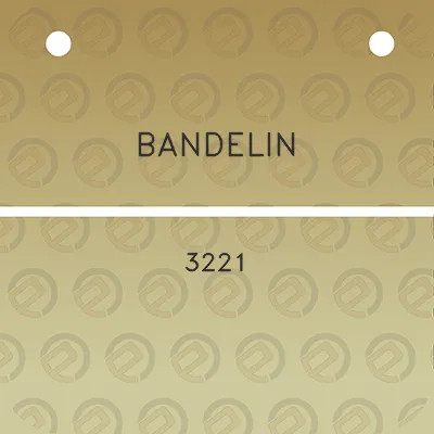 bandelin-3221