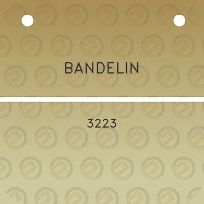 bandelin-3223