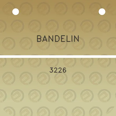 bandelin-3226