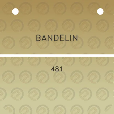 bandelin-481