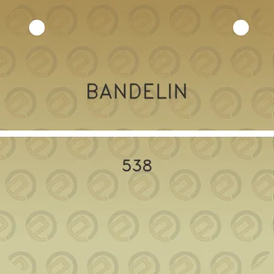 bandelin-538