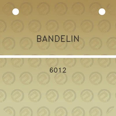 bandelin-6012