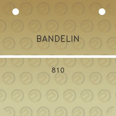 bandelin-810