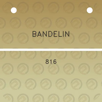 bandelin-816