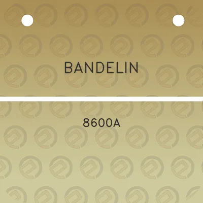 bandelin-8600a