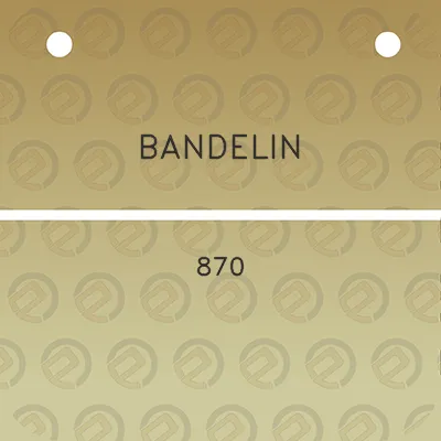 bandelin-870