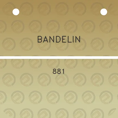 bandelin-881