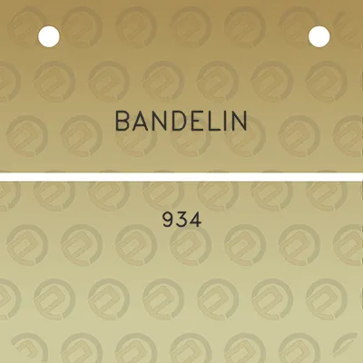 bandelin-934