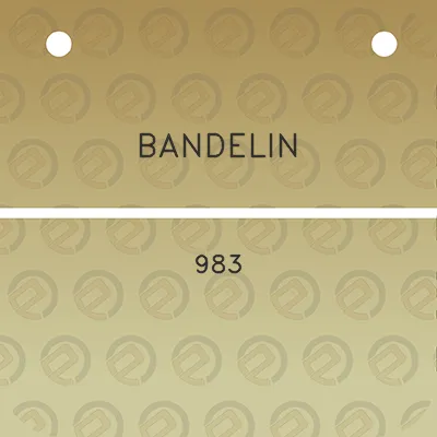 bandelin-983