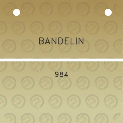 bandelin-984