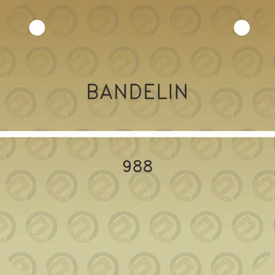 bandelin-988