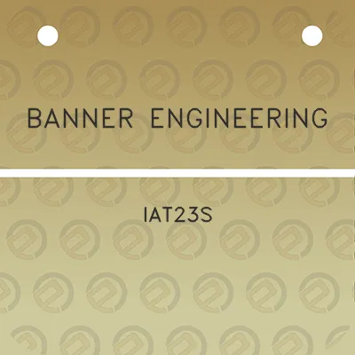 banner-engineering-iat23s